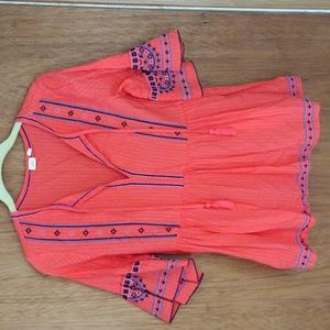 GAP Boho Tassels Top